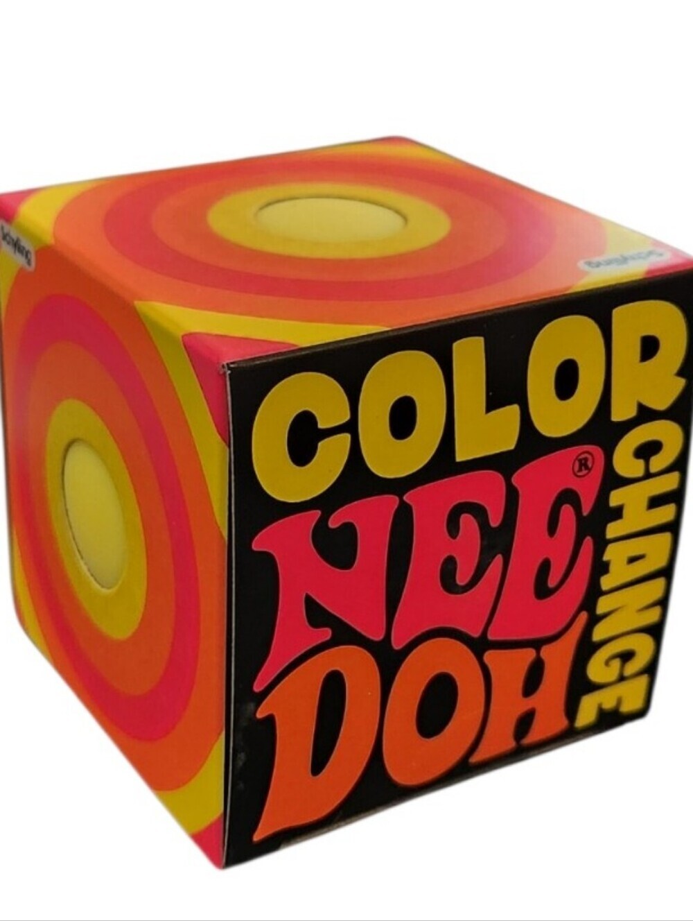 NEW Color Changing NeeDoh Groovy Glob Bright Yellow Squish Pull Squeeze Fidget